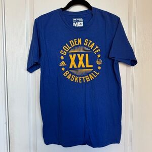 Adidas Blue Golden State Basketball T-Shirt